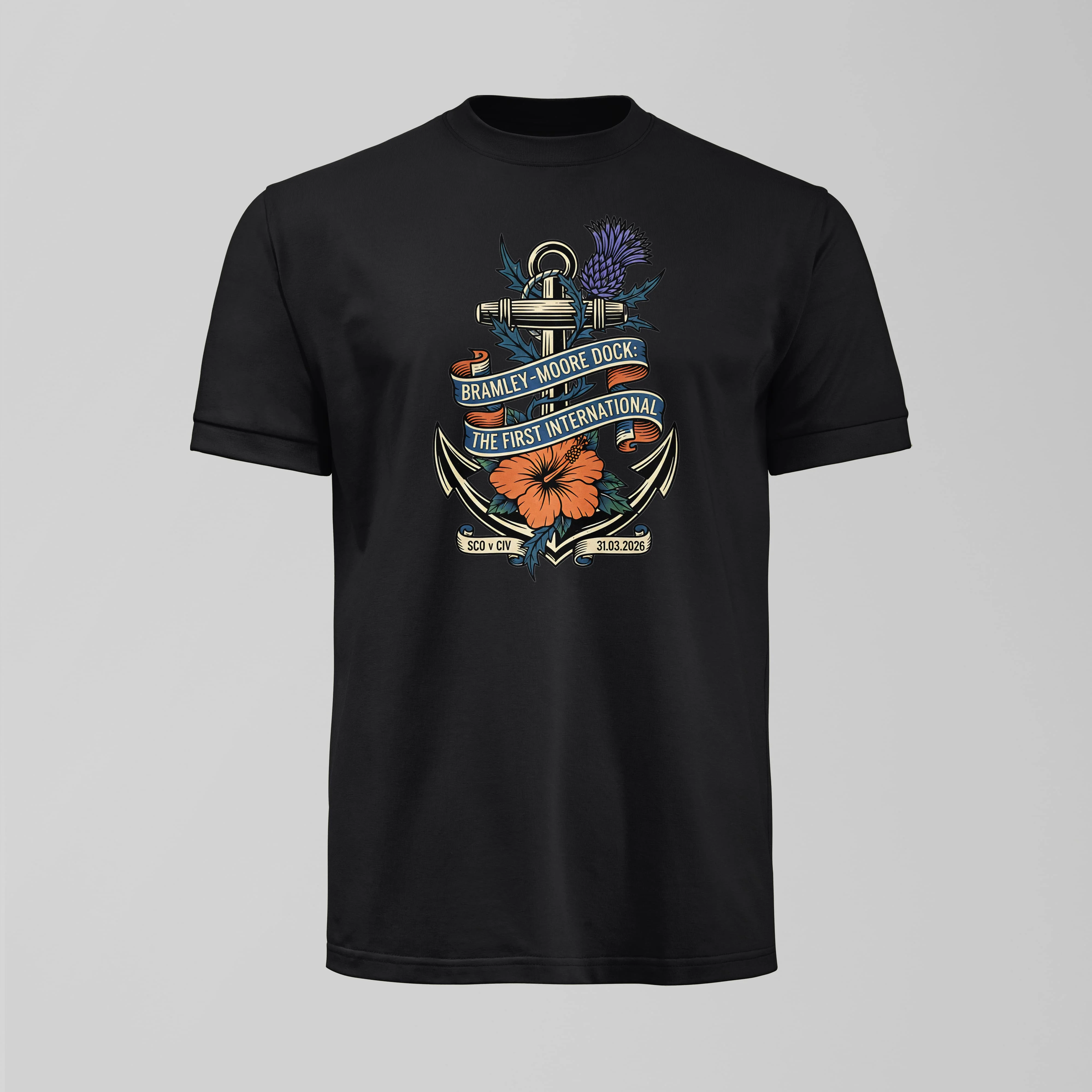 Bramley Moore First International T-Shirt - Image 8