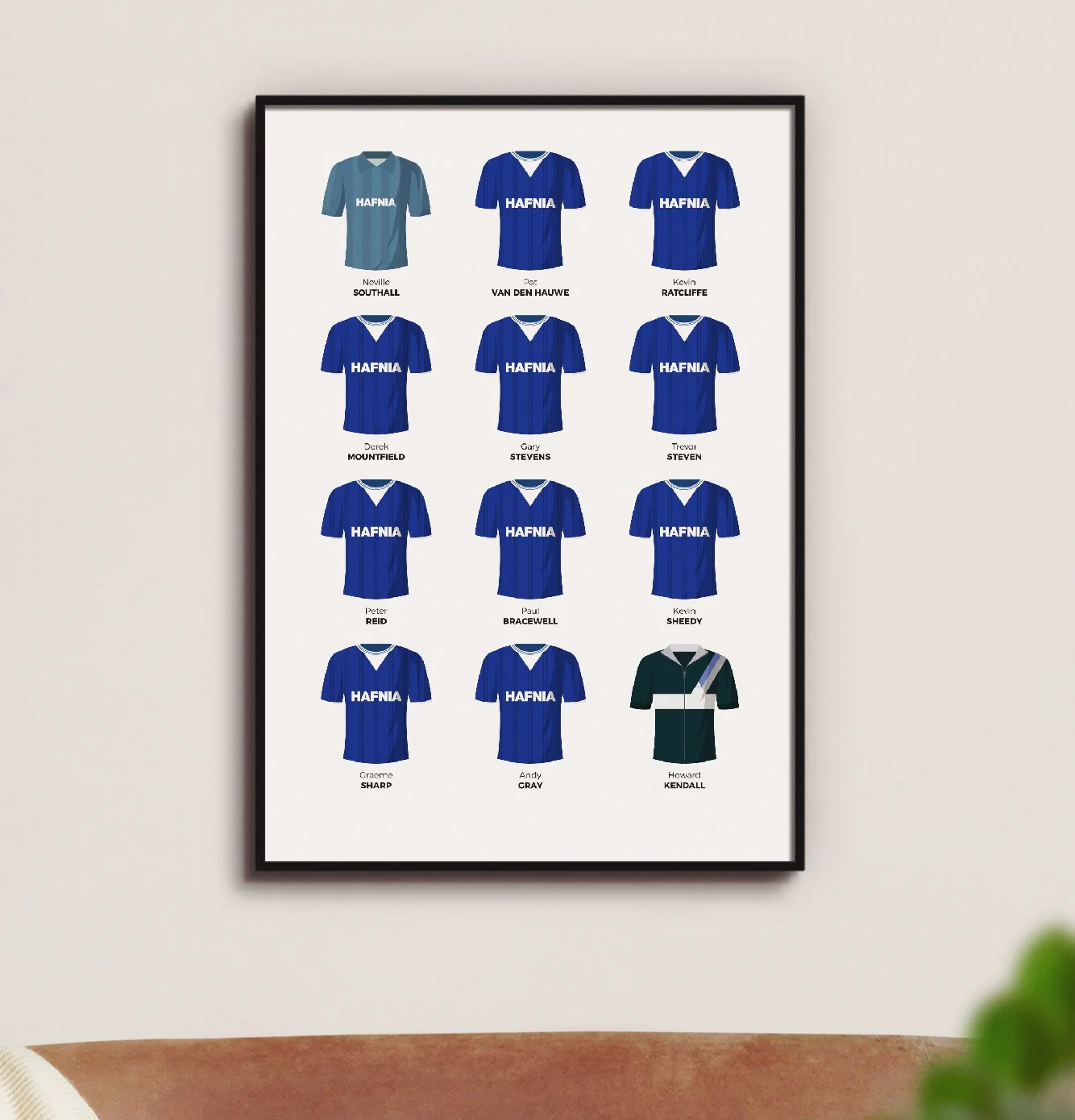 Everton 1985 League Winners First Team Print - Image 2