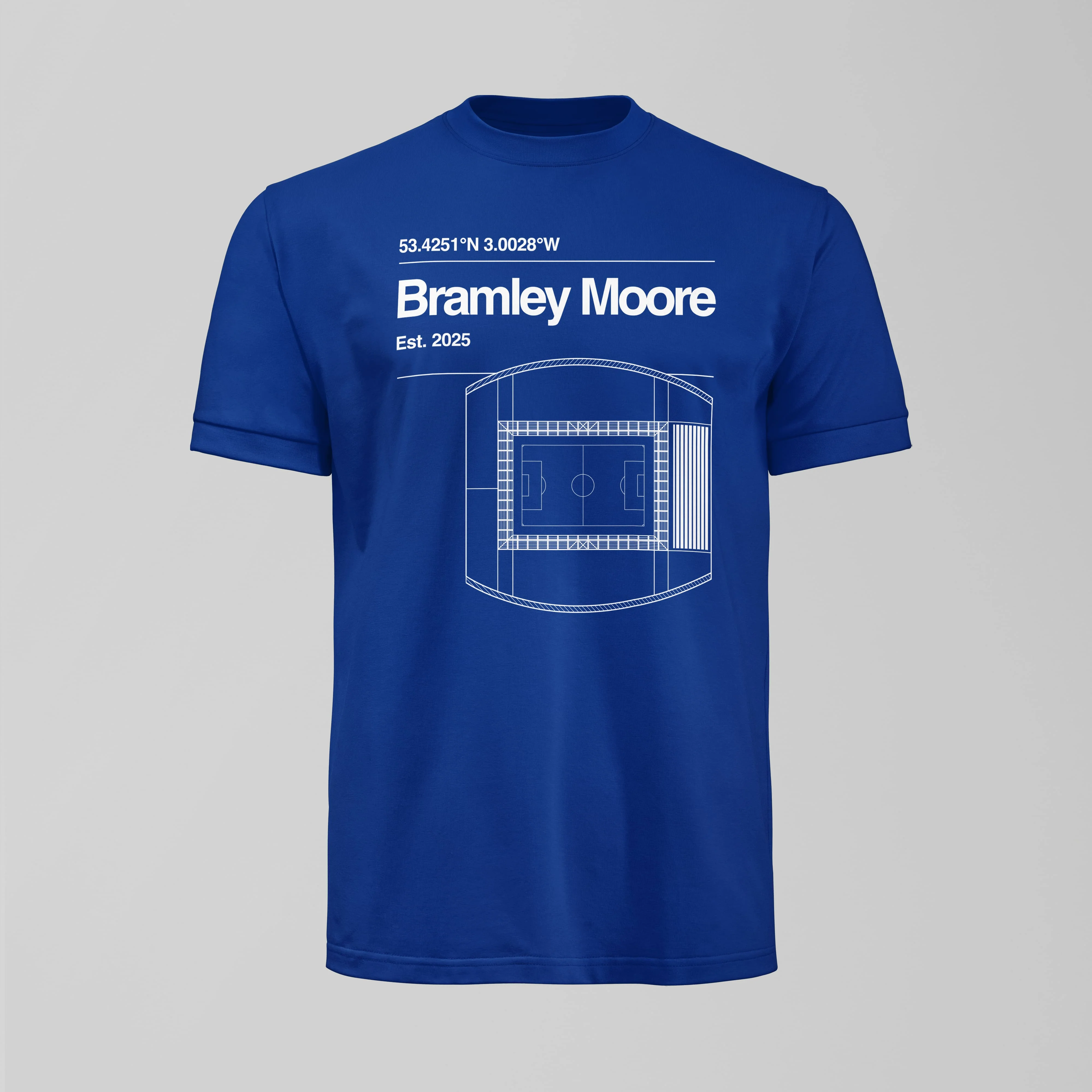 Bramley Moore Blueprint T-Shirt - Image 7