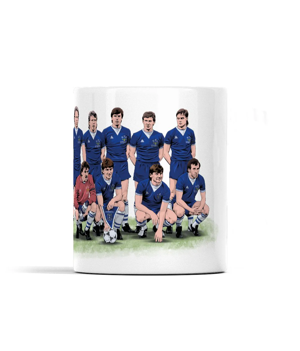 Everton FC 84/85 - ECWC Final Line-up - Mug - Image 2